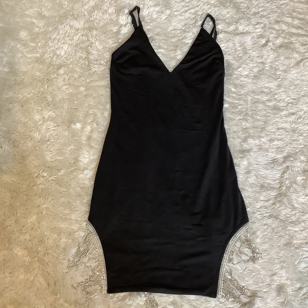 NWOT Black tassel LBD